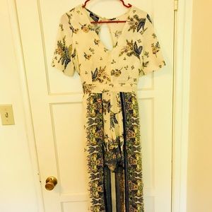 Floral Maxi Romper